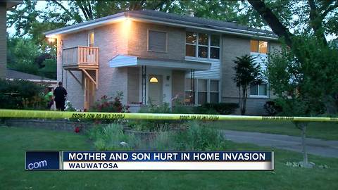 Mother and son sent to hospital after home invasion