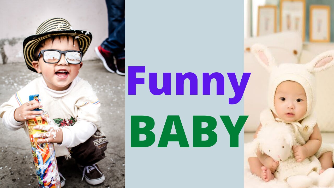 Funny baby playing with water | #baby video