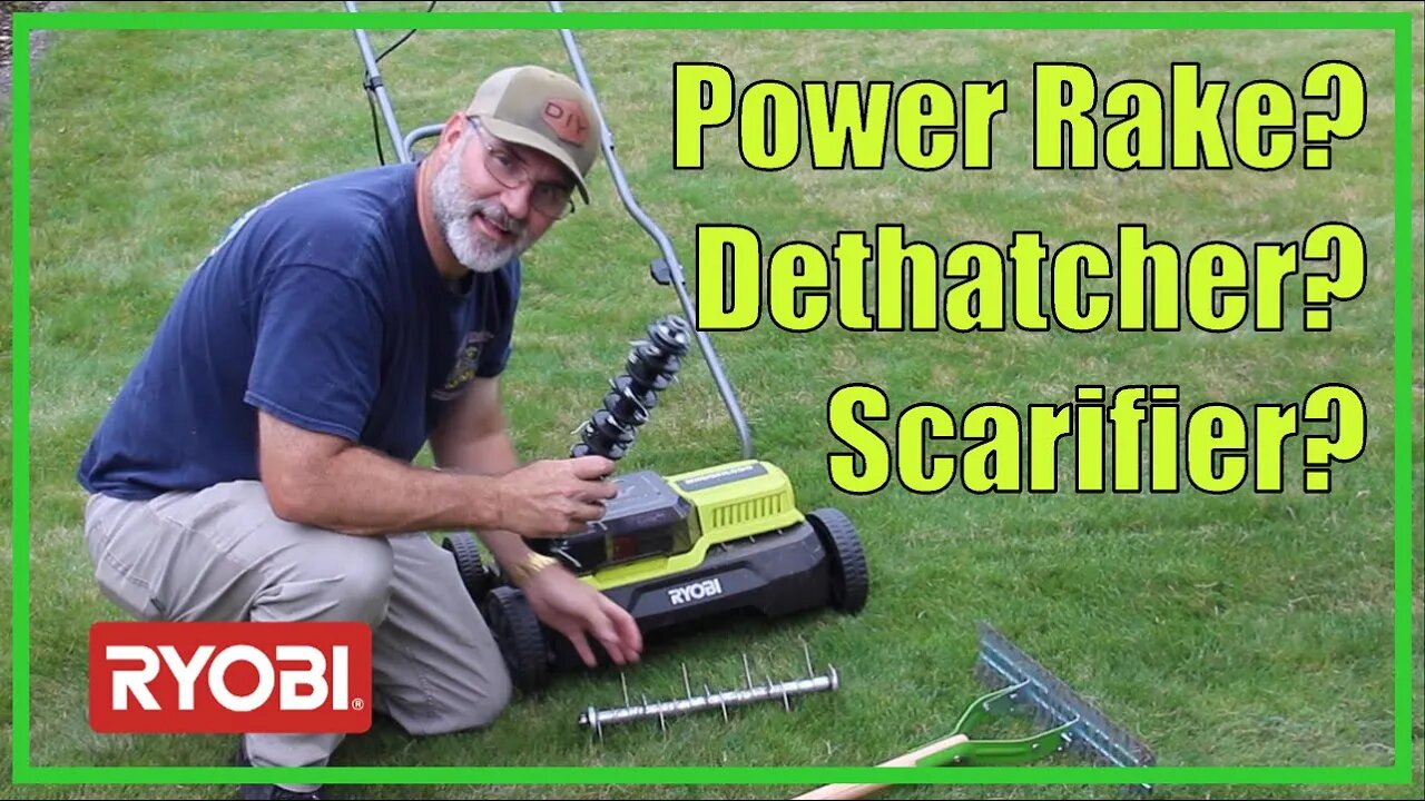 NEW Accessory for the RYOBI Dethatcher | Power Raking or Scarifying | 2021/35