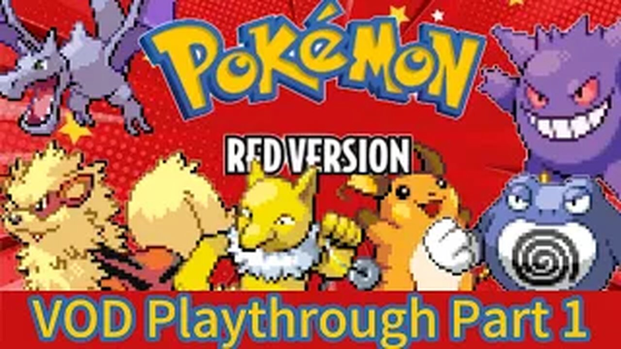 (VOD) Pokémon Red - Live Part:01