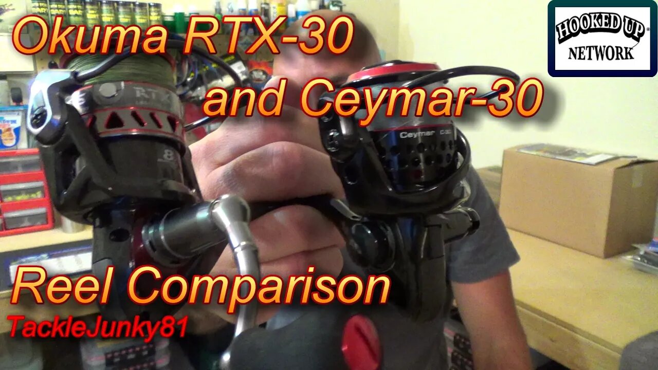 Okuma RTX-30 & Ceymar-30 | Spinning Reel Comparison (TackleJunky81)