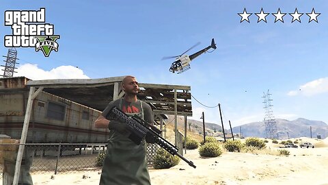 GTA 5 - CHEF’S FIVE STAR COP BATTLE AT OMEGA’S TRAILER (GTA V Funny Moment)