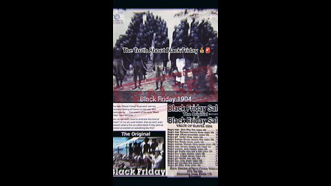 The truth about black Friday