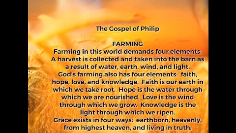 The Gospel of Philip: FARMING