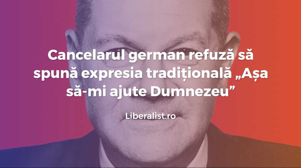 Olaf Scholz refuză să spună ”Așa să-mi ajute Dumnezeu!”