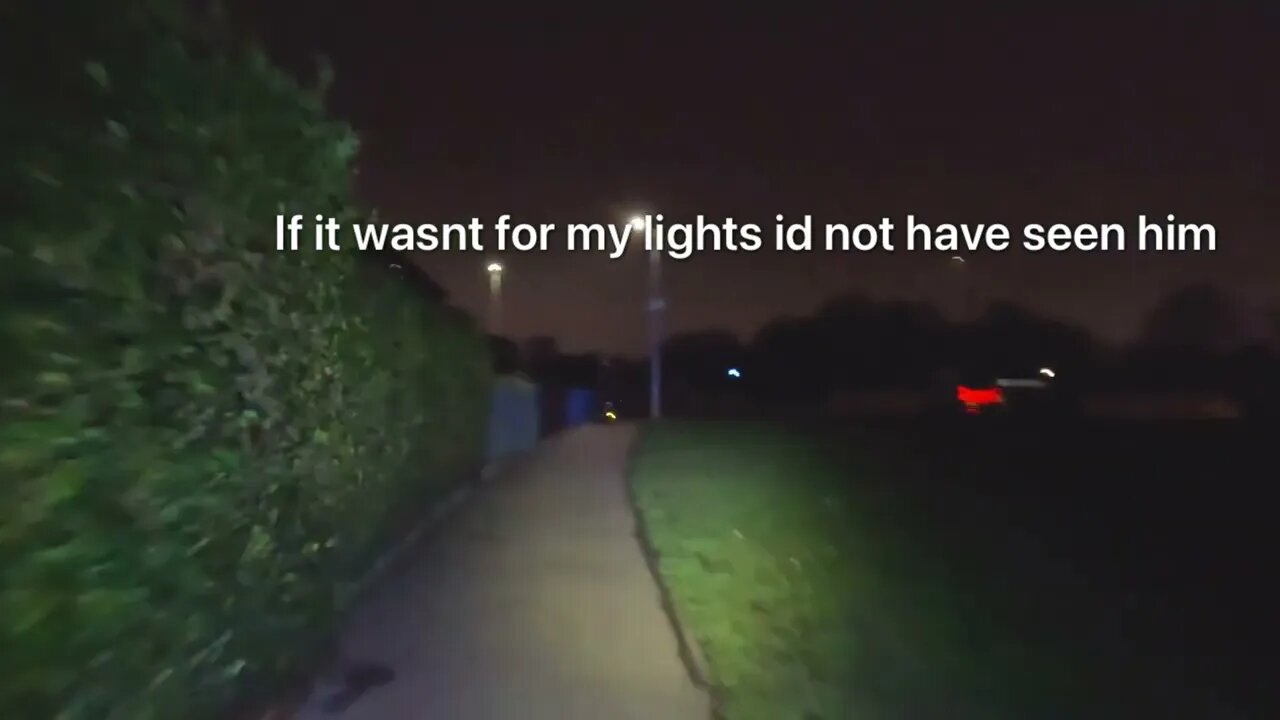 Why i use lights while riding at night. Can you see me?
