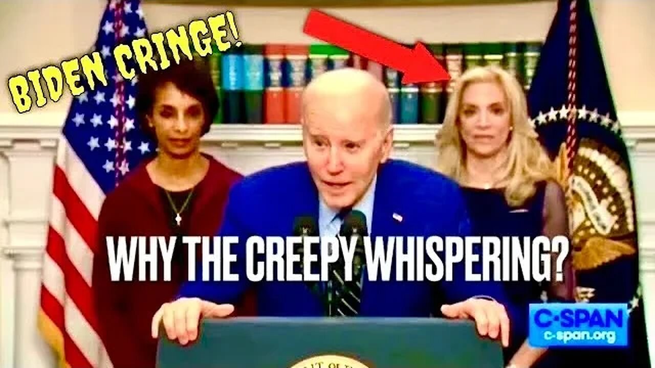 More CREEPY WHISPERS by JOE BIDEN YESTERDAY! Question is...Why are we Whispering?