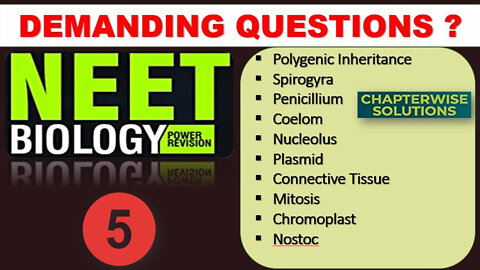 NEET BIOLOGY - Part - 5