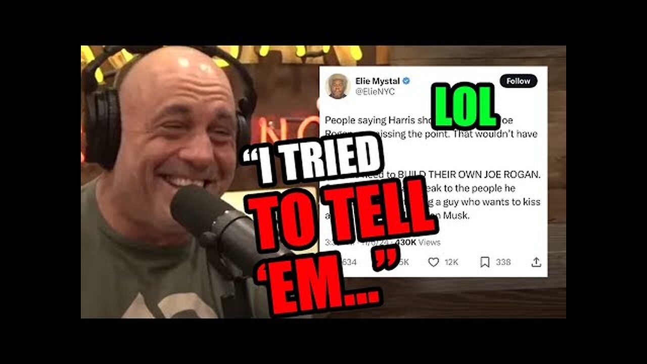 The Joe Rogan situation is really interesting...