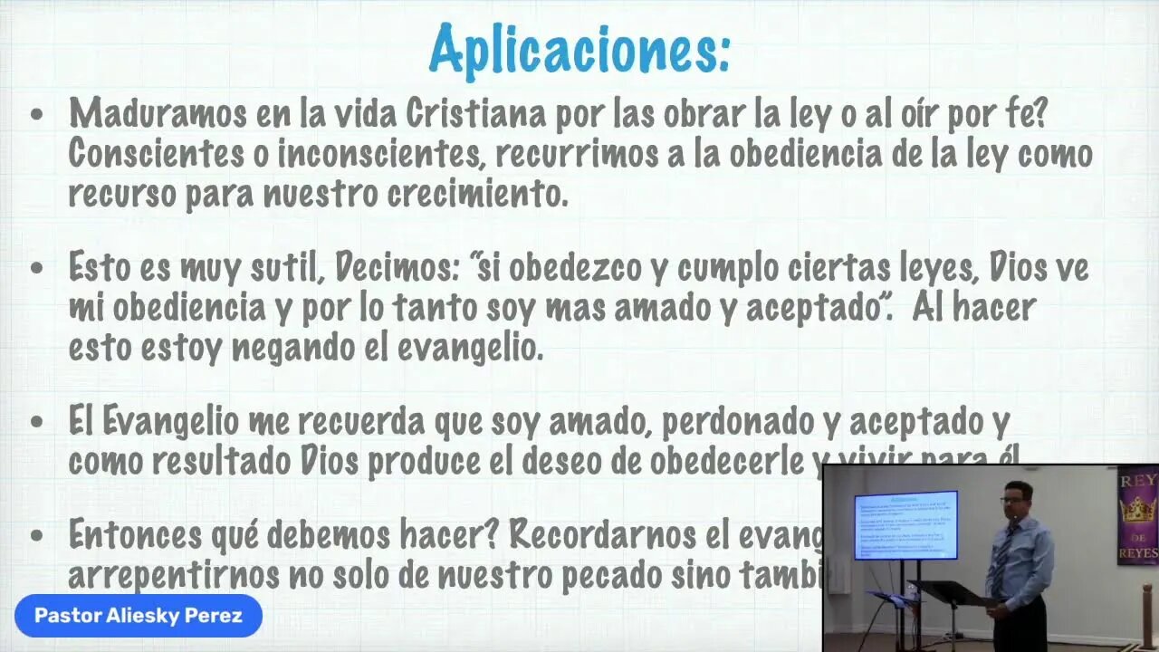 2023.07.02 - Escuela Dominical - Estudio de Galatas, Pte 6 - Pastor Aliesky Perez