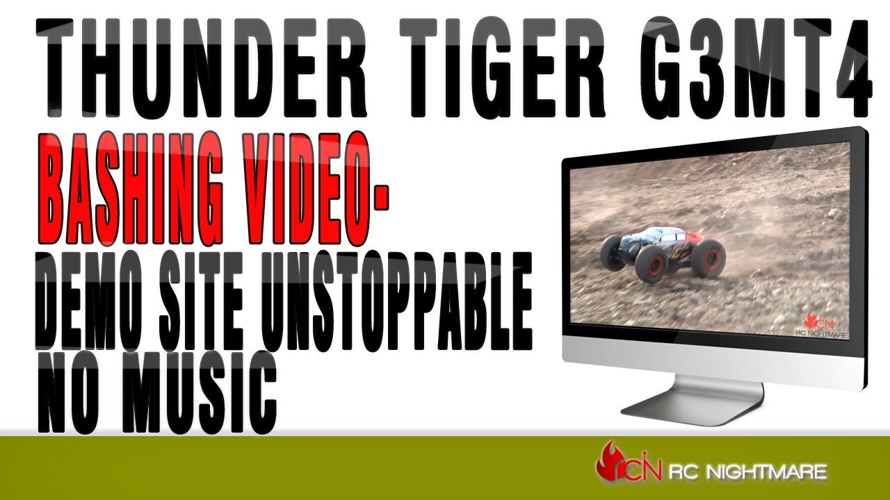 Thunder Tiger G3MT4 Bashing Video-Demo Site Unstoppable No Music