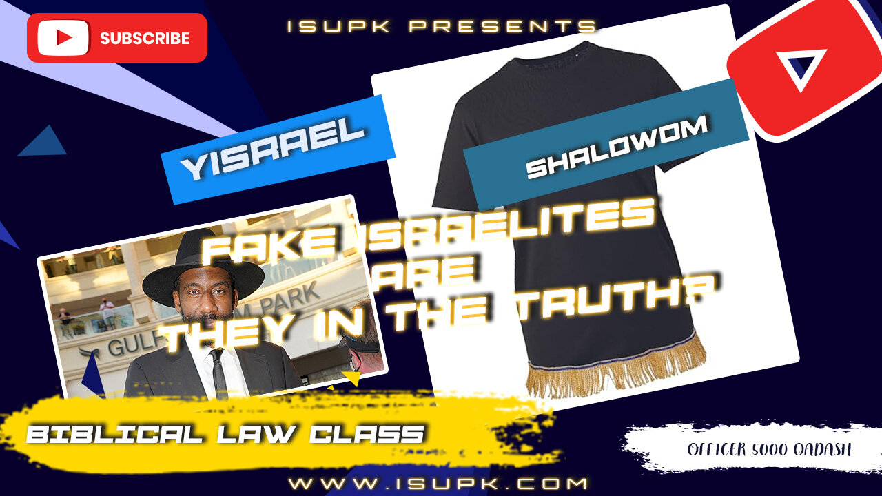 What are fake israelites and are they in the truth? - Isupk