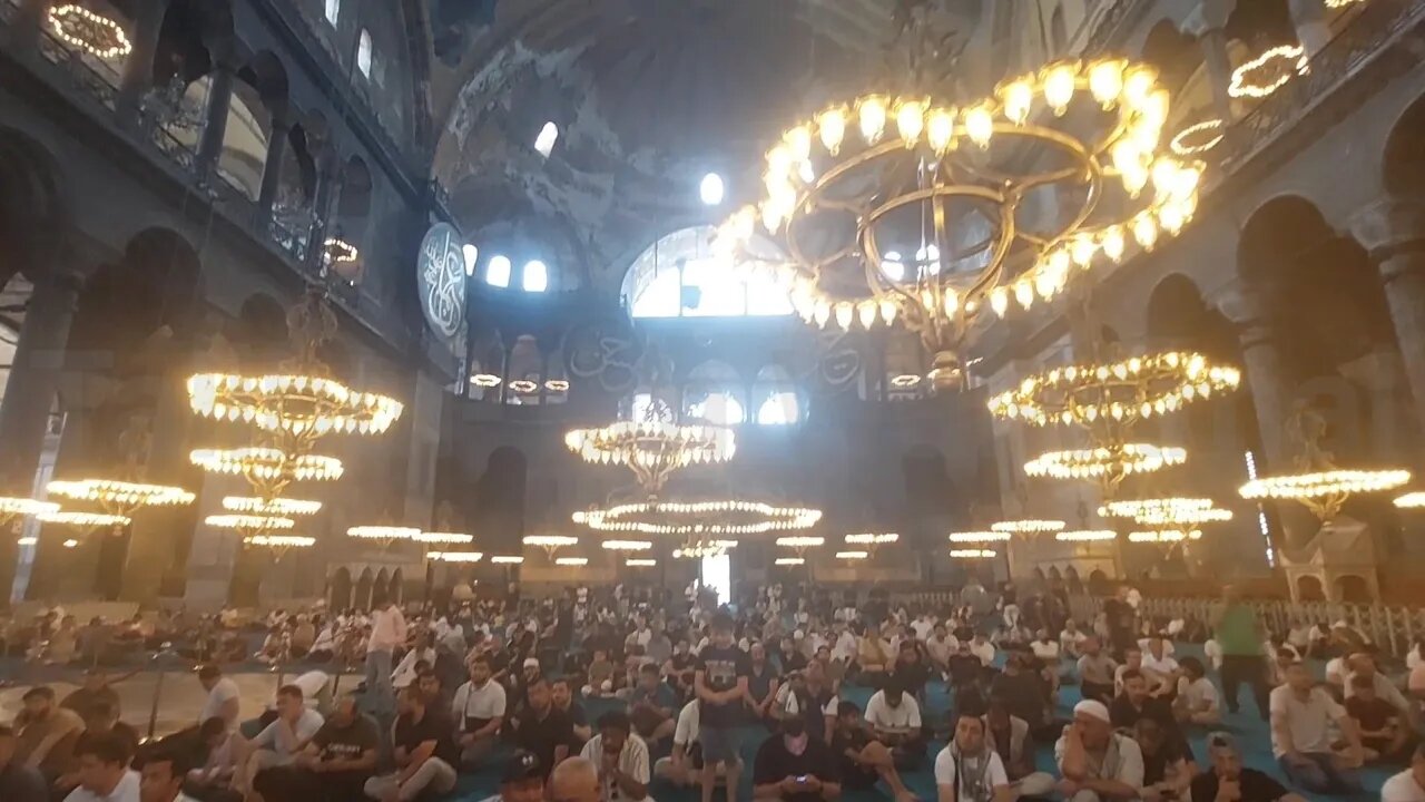 Recitation at AyaSofya-i Kebir Cami-i Şerifi by Sheikh Bünyamin Topçuoğlu | Nisa Suresi