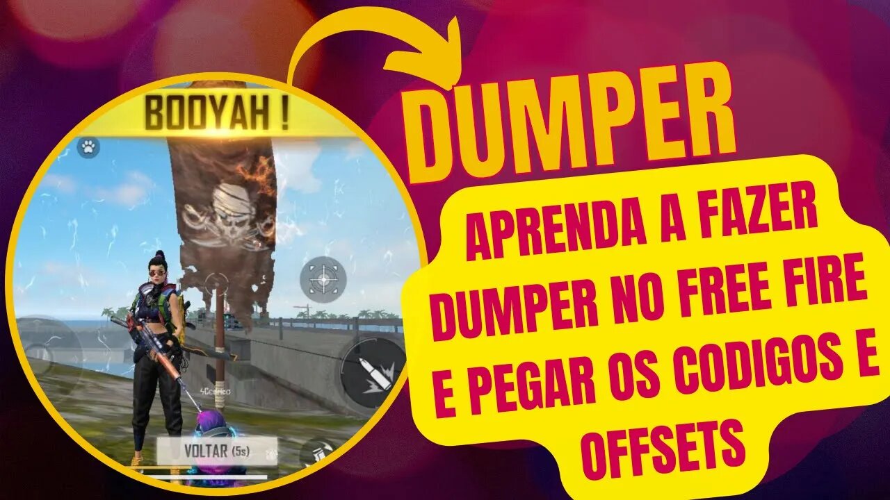 COMO FAZER DUMP NO FREE FIRE - FAZENDO DUMP NO FREE FIRE 2022