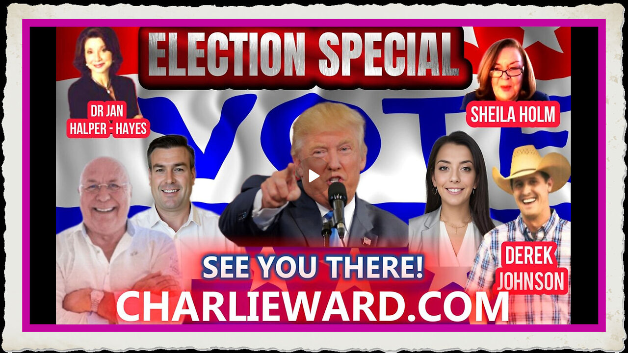 CHARLIE WARD INSIDERS CLUB ELECTION SPECIAL WITH DEREK JOHNSON, SHEILA HOLM DR JAN HALPER- HAYES