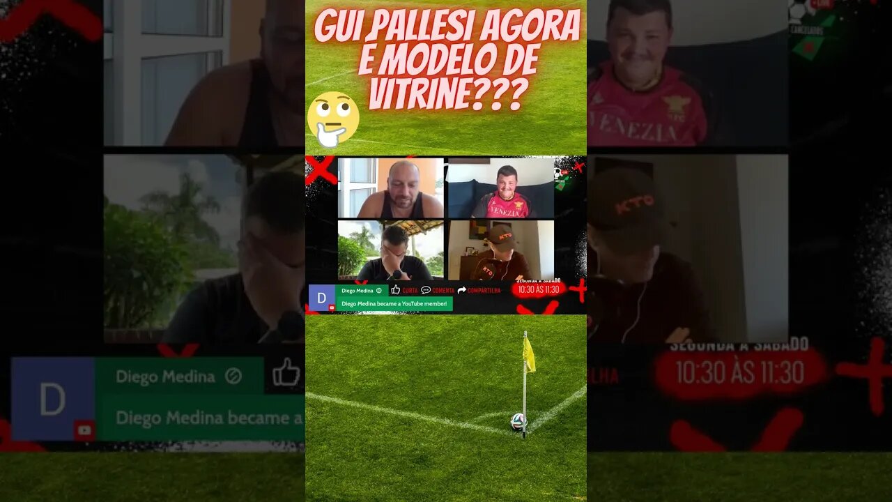 Gui Pallesi modelo de vitrine??? #shorts #shortsvideo #shortsviral #short #subscribe #futebol