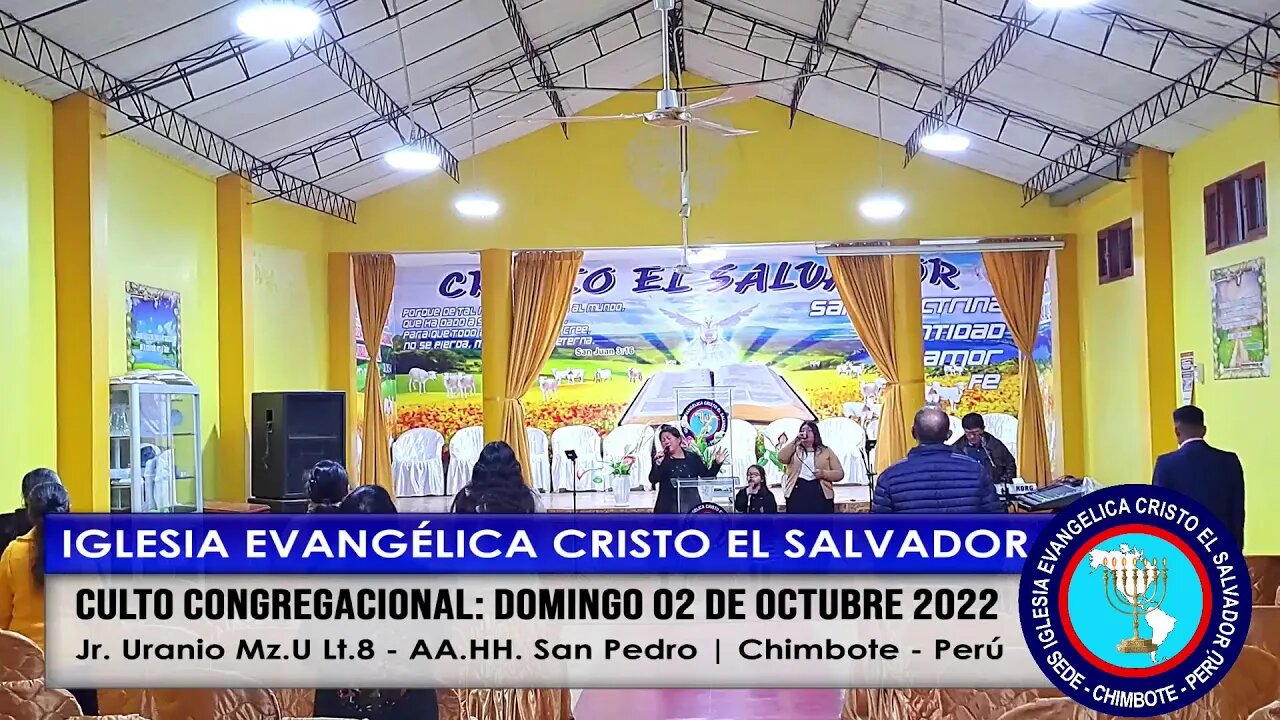 CULTO CONGREGACIONAL: DOMINGO 02 DE OCTUBRE 2022 - Parte 2