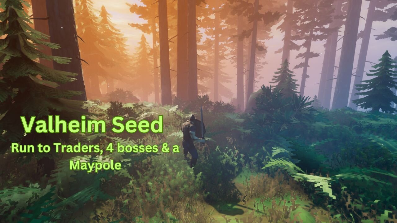 Valheim Seed - Run to traders - 4 bosses and a Maypole - JrQP7g6pTQ