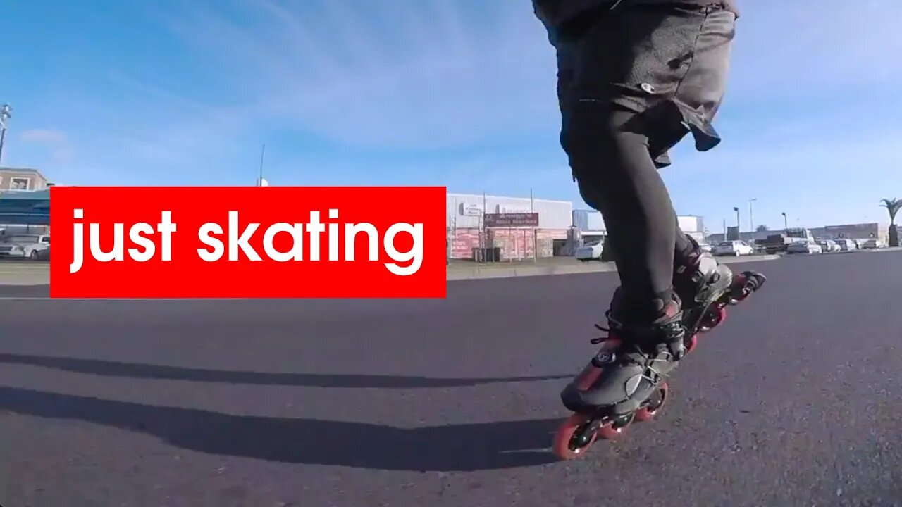 Inline Skating To Work On My New Triskates Flow // Ricardo Lino Skating Clips