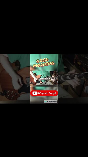 Good Morning Guitar Warmup With My SG #Shorts