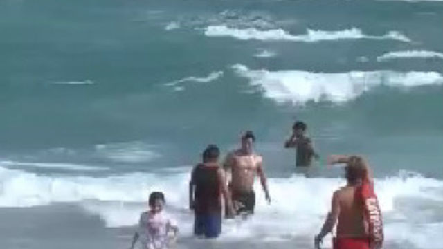 High rip current risk has beach goers on alert