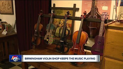 This world-class violin shop is giving instruments some TLC while the musical community is on hiatus