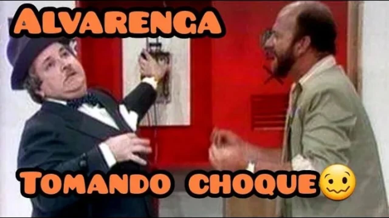 Viva o Gordo; Alvarenga, tomando choque 😲