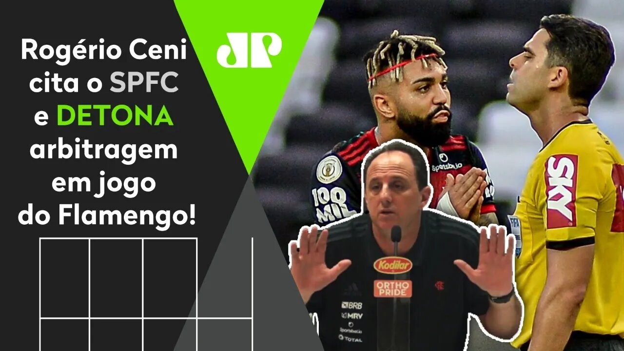 "Eu acho MUITO ESTRANHO!" Rogério Ceni cita São Paulo e RECLAMA da arbitragem em Flamengo x Bahia!