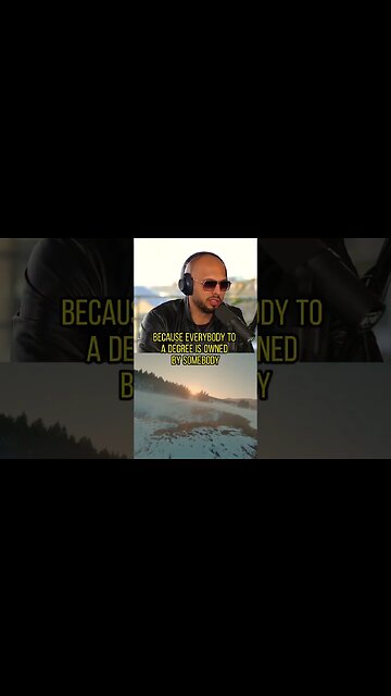 Very few people are actually free #andrewtate