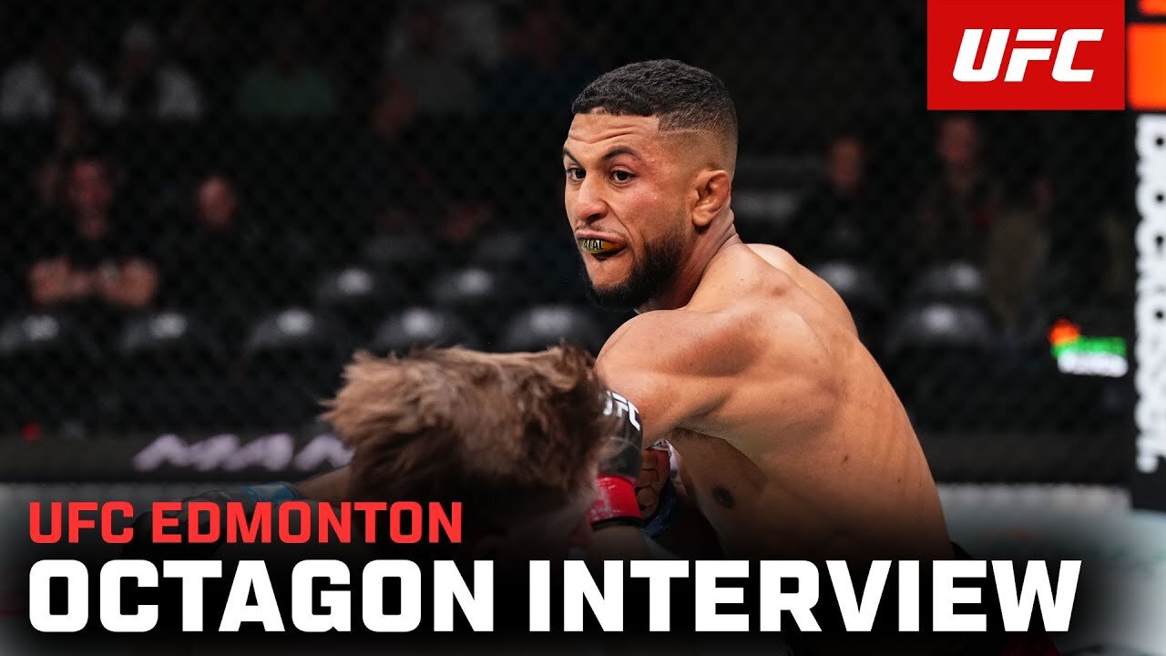 Youssef Zalal Octagon Interview | UFC Edmonton