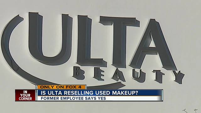 Is Ulta reselling used makeup?