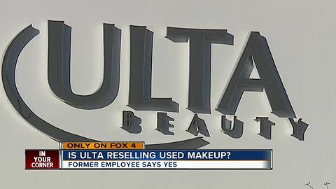 Is Ulta reselling used makeup?