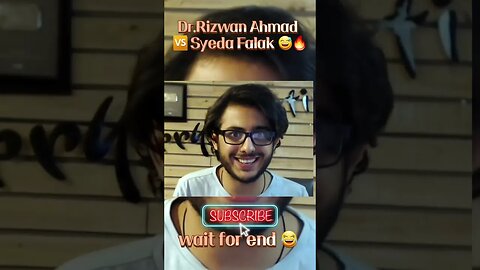 Dr Rizwan Ahmad thug Life 🔥😂 Rizwan ahmed vs syeda falak funny moments #shorts #shortvideo