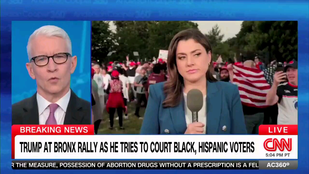 Even CNN is admitting President Trump's rally in the Bronx was a massive success: