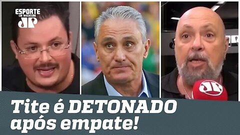 Tite é DETONADO após 1 a 1 com Panamá: "tá PERDIDO! É uma PIADA!"