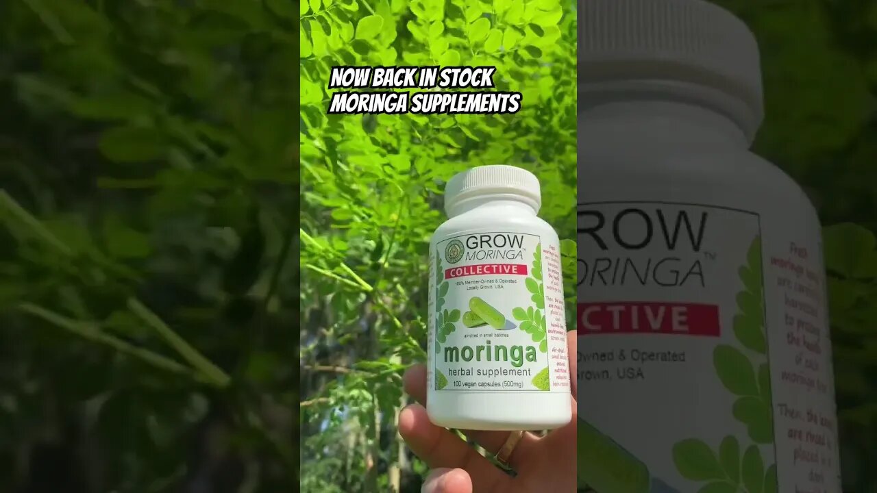 Local USA Moringa Powder inside each Supplement for the Best Results