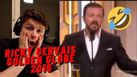 RICKY GERVAIS GOLDEN GLOBE 2016 IRISH REACTION | MEL GIBSON IS INSANE!!