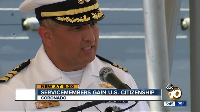 Servicemen gain U.S. citizenship