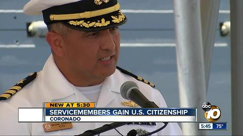 Servicemen gain U.S. citizenship
