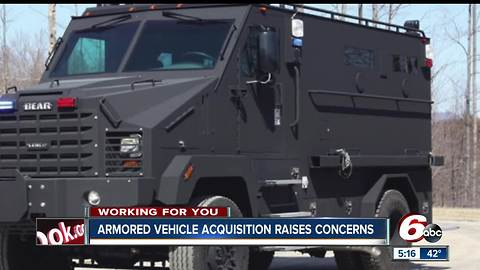 Residents concerned that Bloomington police want to purchase an armored vehicle