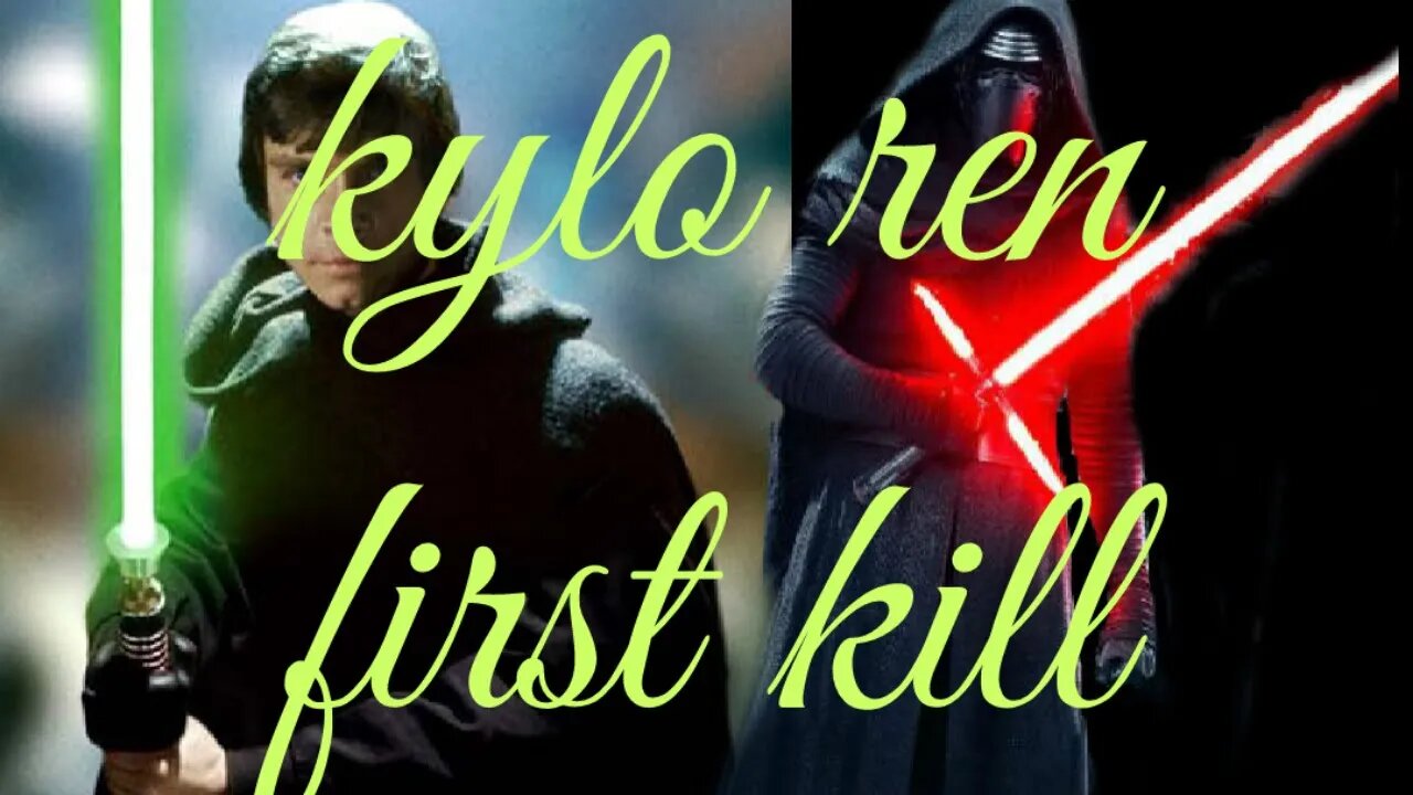 Kylo Ren's First Kill #starwars #lukeskywalker #kyloren