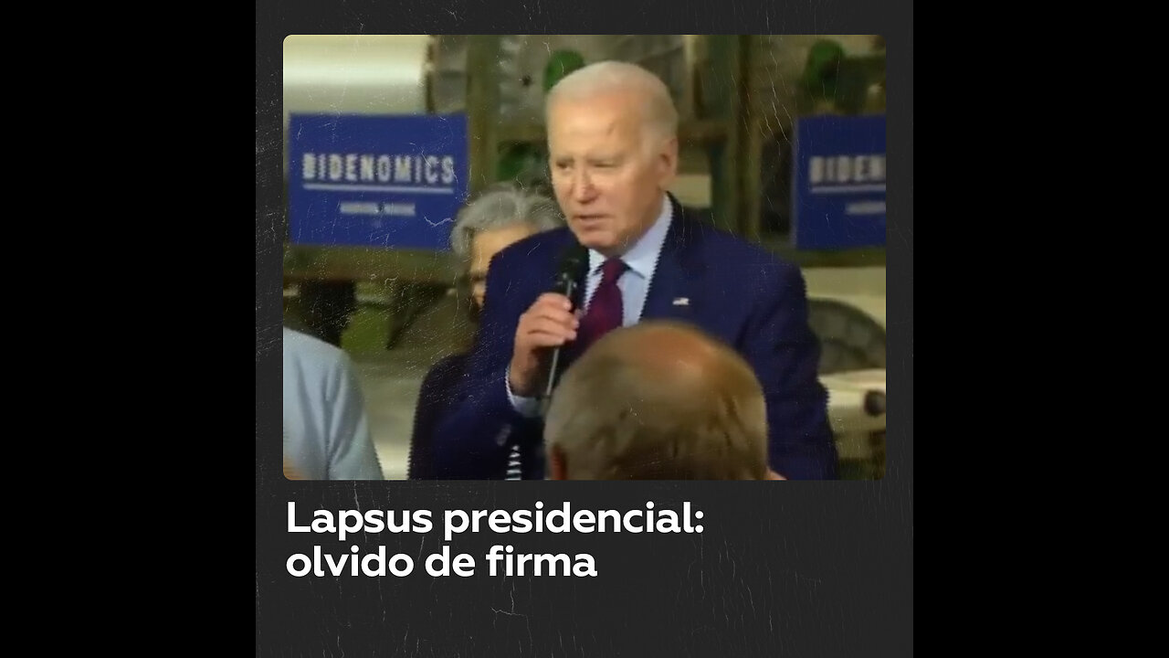 Biden se olvida de firmar una orden ejecutiva tras promoverla en un discurso