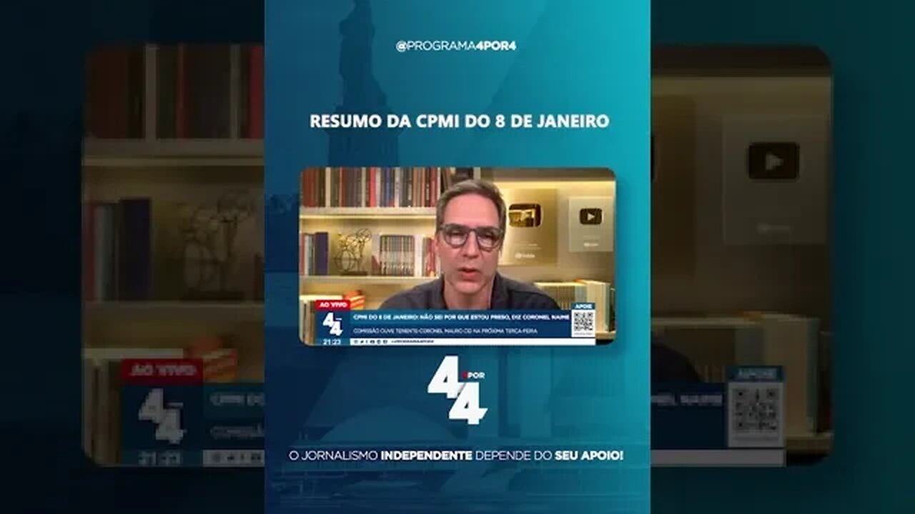 'Não sei por que estou preso', diz coronel na CPMI do 8 de Janeiro #shorts