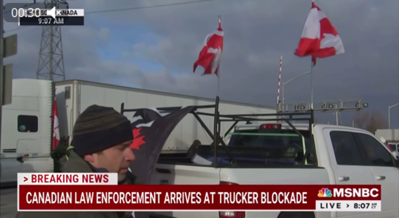 MSNBC Fringe Canadian Truckers LOL