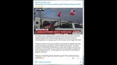 MSNBC Fringe Canadian Truckers LOL