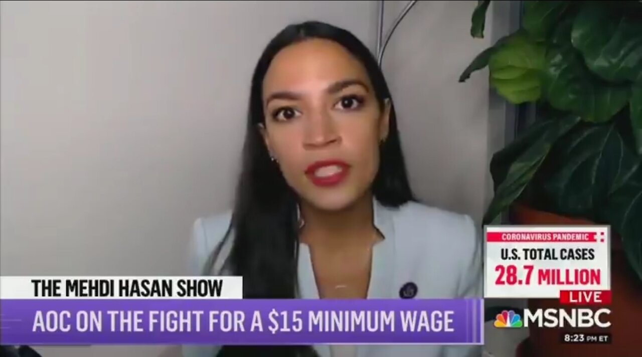 AOC: You're Living In a 'Dystopian Capitalist Nightmare' If You Oppose Raising Min Wage