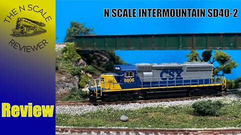 Review: N Scale Intermountain SD40-2 (DCC Ver. 2 Frame)