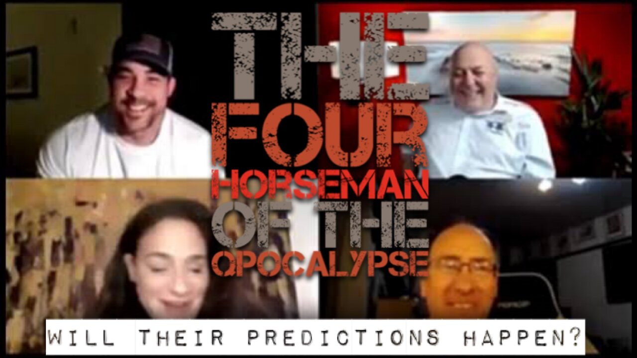 The Four Horsemen of the Qpocalypse: Simon, Charlie, David and Mel K