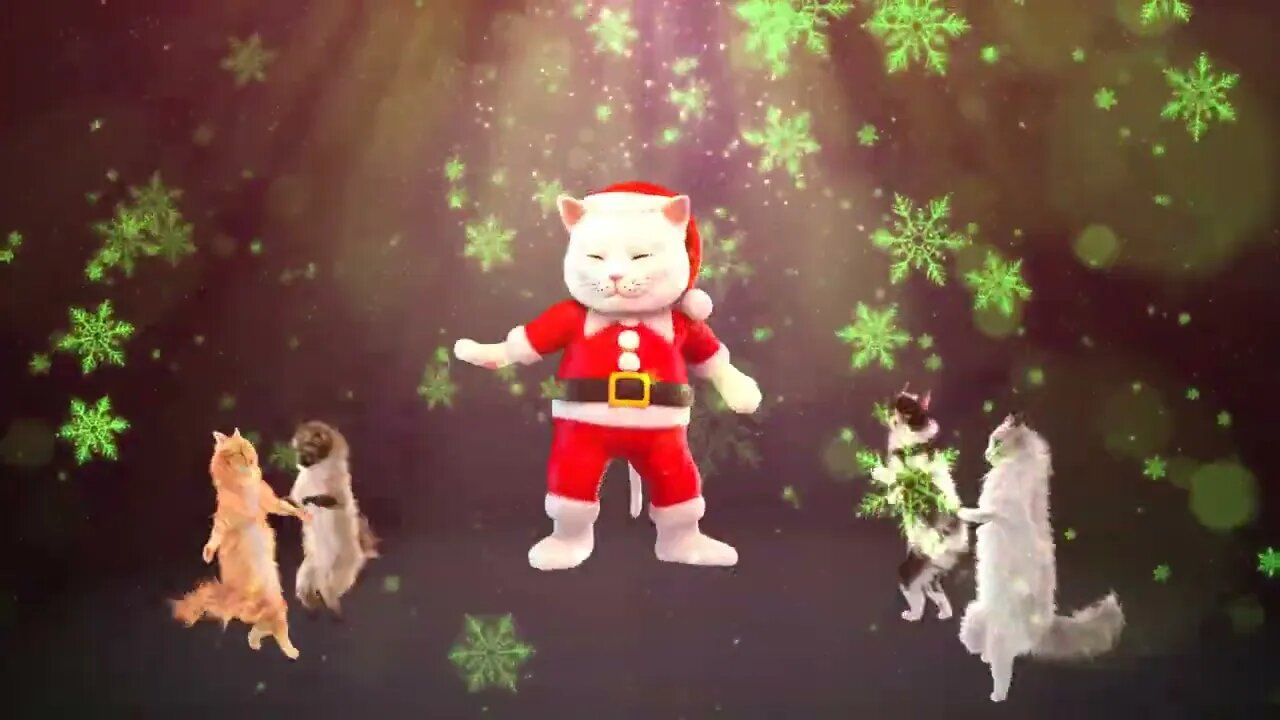 Kitty Cat Christmas Visualizer Merry Christmas From The Concrete Shamans