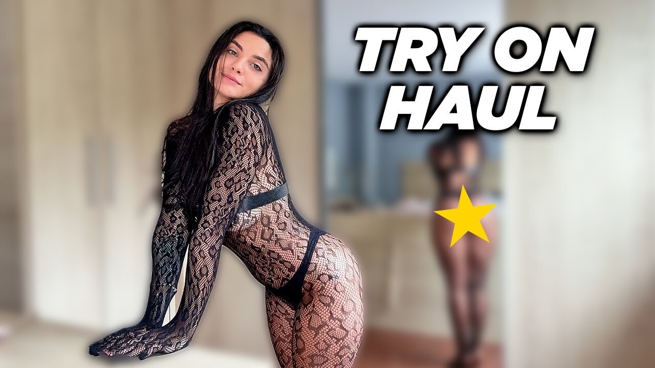 "Transparent Catwoman Suit Try-On Haul | Bold Looks!"